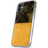 Black and Gold Split Marble iPhone 11 Clear Case