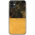 Black and Gold Split Marble iPhone 11 Clear Case