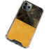 Black and Gold Split Marble iPhone 11 Pro Max Clear Case