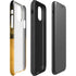 Black and Gold Split Marble iPhone 11 Pro Max Impact Case