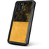 Black and Gold Split Marble iPhone 11 Pro Waterproof Case