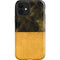 Black and Gold Split Marble iPhone 12 Impact Case