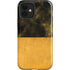 Black and Gold Split Marble iPhone 12 Impact Case