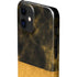 Black and Gold Split Marble iPhone 12 Mini Lite Case