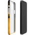 Black and Gold Split Marble iPhone 12 Mini Lite Case