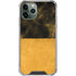 Black and Gold Split Marble iPhone 12 Pro Clear Case