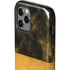 Black and Gold Split Marble iPhone 12 Pro Max Impact Case