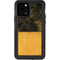 Black and Gold Split Marble iPhone 12 Pro Waterproof Case