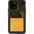 Black and Gold Split Marble iPhone 12 Pro Waterproof Case