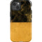 Black and Gold Split Marble iPhone 13 Impact Case