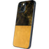 Black and Gold Split Marble iPhone 13 Mini Skin
