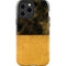 Black and Gold Split Marble iPhone 13 Pro Max Impact Case