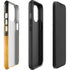 Black and Gold Split Marble iPhone 13 Pro Max Impact Case