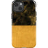 Black and Gold Split Marble iPhone 14 Impact Case