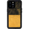 Black and Gold Split Marble iPhone 14 Pro Max Waterproof Case
