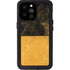 Black and Gold Split Marble iPhone 14 Pro Max Waterproof Case