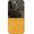 Black and Gold Split Marble iPhone 14 Pro Skin