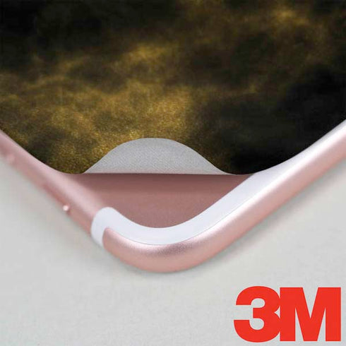 Black and Gold Split Marble iPhone 7 Skin