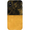 Black and Gold Split Marble iPhone X Pro Case