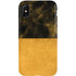 Black and Gold Split Marble iPhone X Pro Case