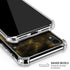 Black and Gold Split Marble iPhone XR Clear Case