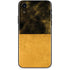 Black and Gold Split Marble iPhone XR Skin