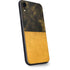 Black and Gold Split Marble iPhone XR Skin