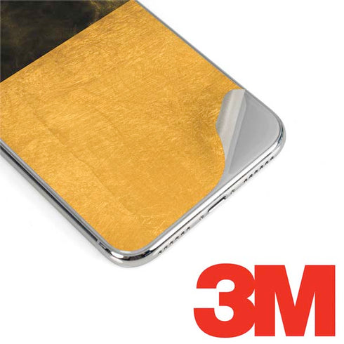 Black and Gold Split Marble iPhone XS Max Skin