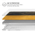 Black and Gold Split Marble MacBook Pro 13in (2020) Case plus Skin