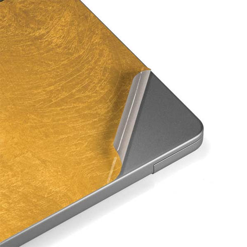 Black and Gold Split Marble MacBook Pro 14in (2021-24) Skin