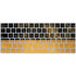Black and Gold Split Marble Magic Keyboard Skin