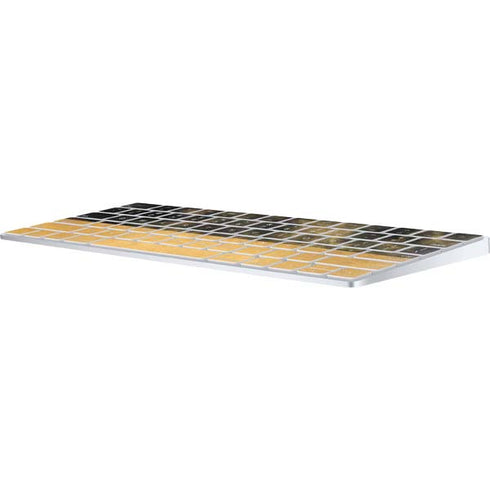 Black and Gold Split Marble Magic Keyboard Skin