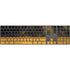 Black and Gold Split Marble Magic Keyboard with Numeric Keypad Skin