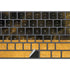 Black and Gold Split Marble Magic Keyboard with Numeric Keypad Skin