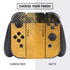 Black and Gold Split Marble Nintendo Switch Bundle Skin