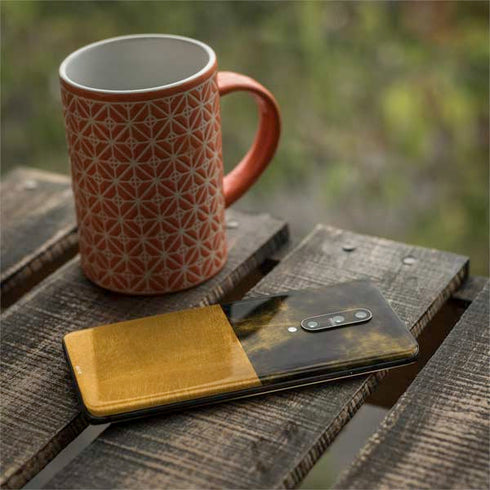 Black and Gold Split Marble OnePlus 7 Pro Skin