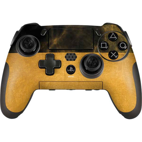 Black and Gold Split Marble PlayStation Scuf Vantage 2 Controller Skin