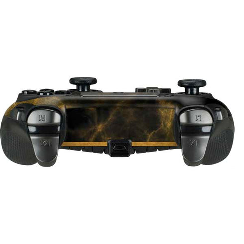 Black and Gold Split Marble PlayStation Scuf Vantage 2 Controller Skin