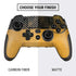 Black and Gold Split Marble PlayStation Scuf Vantage 2 Controller Skin