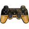 Black and Gold Split Marble PS3 Dual Shock wireless controller Skin