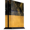 Black and Gold Split Marble PS4 Console Skin