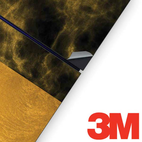 Black and Gold Split Marble PS4 Console Skin