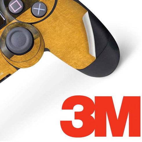 Black and Gold Split Marble PS4 Controller Skin