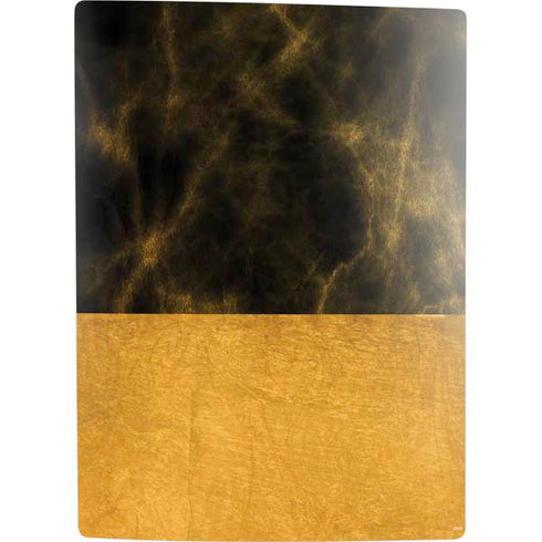Black and Gold Split Marble PS5 Digital Edition Bundle Skin