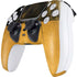 Black and Gold Split Marble PS5 Controller Skin