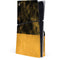 Black and Gold Split Marble PS5 Slim Disk Console Skin