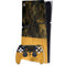 Black and Gold Split Marble PS5 Slim Digital Edition Bundle Skin
