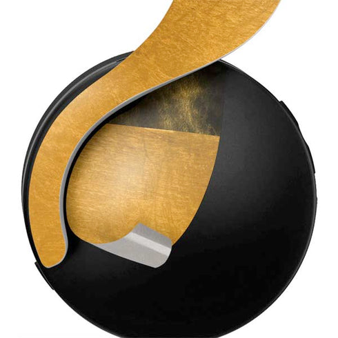 Black and Gold Split Marble PULSE 3D Wireless Headset for PS5 Skin
