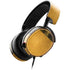 Black and Gold Split Marble SteelSeries Arctis 5 Skin