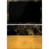 Black and Gold Split Marble Surface Pro 7 Skin